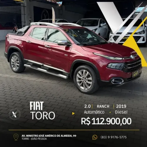 Fiat Toro Ranch 2.0 16V 4X4 Diesel Aut. 2019