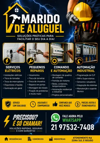 Eletricista e Marido de aluguel