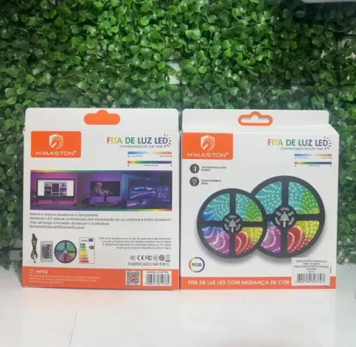 Fita LED RGB 5 Metros - Controle Remoto - Iluminação