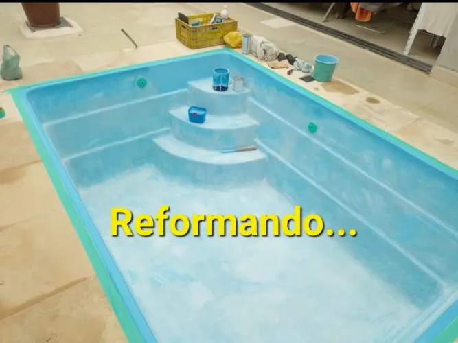 REFORMA DE PISCINA DE FIBRAS 