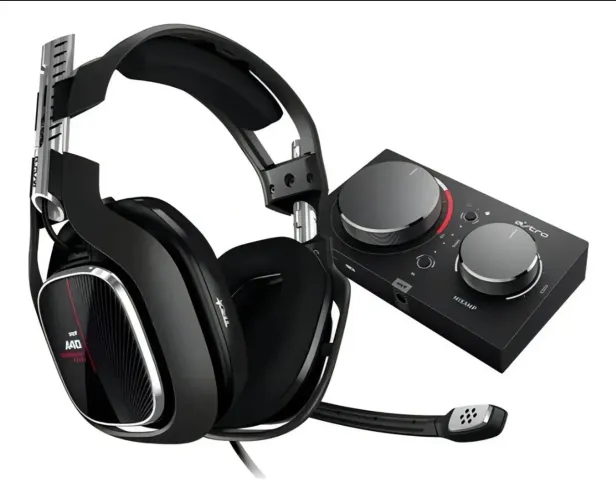 Headset Gamer Astro Gaming A40 Tr Mixamp Pro Tr Áudio Dolby Preto