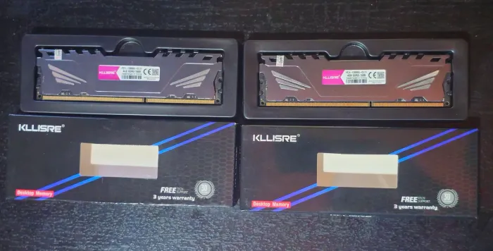 2x Memória Ram Gamer Kllisre Ddr3 4gb
