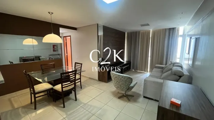 Apartamento Semi-mobiliado, 3 Quartos, Suíte - 2 vagas - Alto da Glória, Goiânia