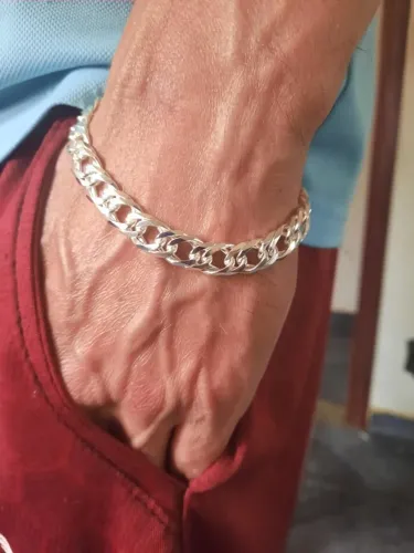 Pulseira de prata masculino