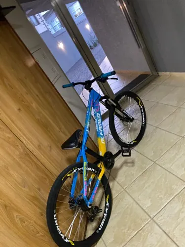BICICLETA FREERIDE ALFAMEQ ARO 26 Azul/Amarelo