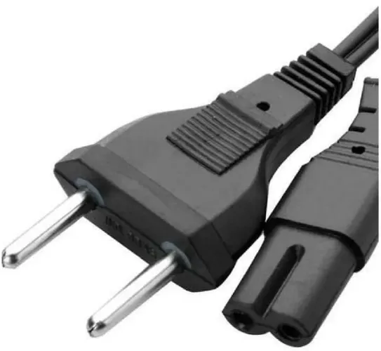 Cabo de Força de Energia Tipo 8 - 1,5m *ENTREGA GRÁTIS*