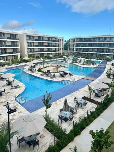 Imóvel com 02 Quartos e Lazer Completo na Praia de Muro Alto