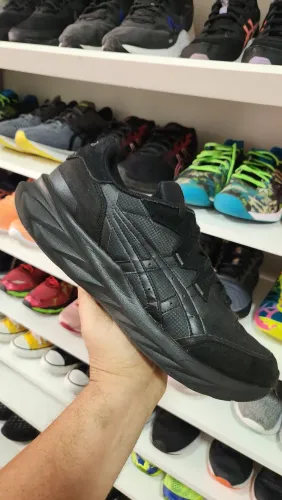 TÊNIS ASICS TARTHER BLAST PREMIUM ALL BLACK Nº 44