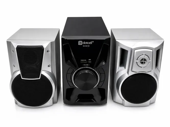 Som Bluetooth 3 caixas, 1 delas e de grave, 80 rms