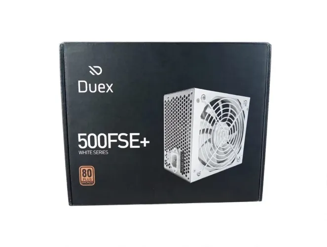 Fonte 500W Duex 500FSE+ White Series 80 Plus Bronze Bivolt - Lacrada