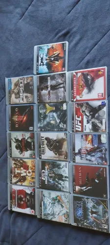 Lote com 16 Jogos PS3 todos completos com manuais