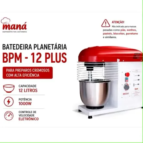 batedeira de massa nova em perfeito estado