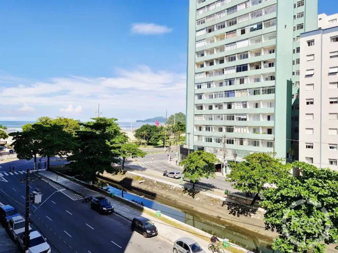Apartamento 2 dormitórios com vista para o mar  Pompéia, Santos (Financiamento aceito)