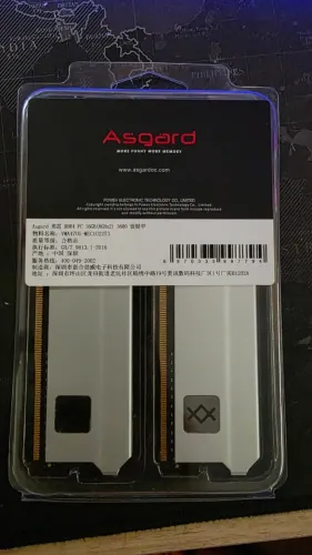 Kit memória Asgard DDR4 3600Mhz CL18 - 16Gb (2x8Gb)
