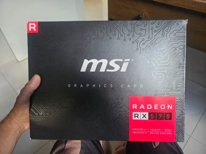 Placa de vídeo Rx 570 8gb