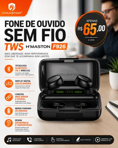 Fone bluetooth