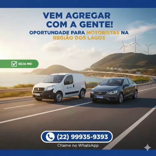 Estamos agregando veículo para entregas porta a porta.