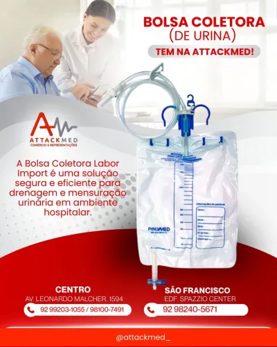 Bolsa coletora de urina 2L
