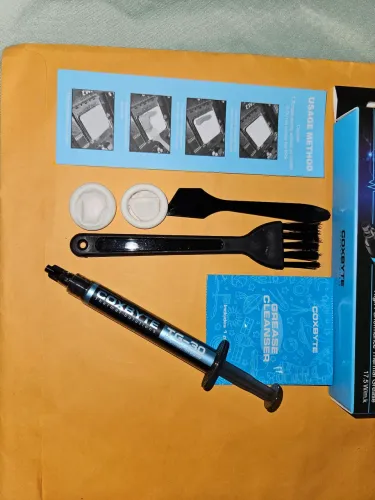 Pasta térmica coxbite 2g e kit de aplicação