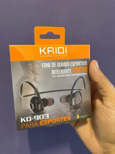 Fone Esportivo Kaidi KD-903 Com Alça Auricular Para Corrida E Academia