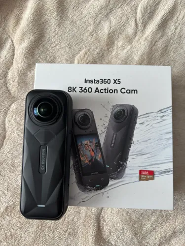 Insta360 X5 - Câmera de Ação - Cartão de Memória 512gb