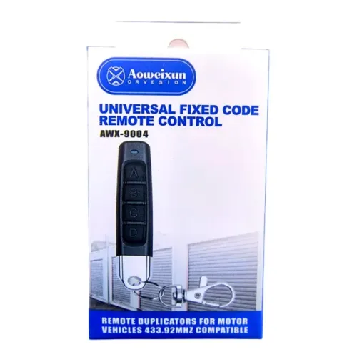 Controle Remoto Universal Portão Código Fixo 433MHz 4 Botões Clone Fácil copiador pode ret
