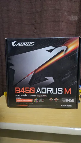 Placa mãe B450 AORUS M GIGABYTE AM4