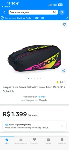 Raqueteira babolat