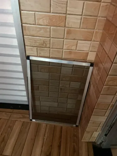 mudança tela de janela semi nova 