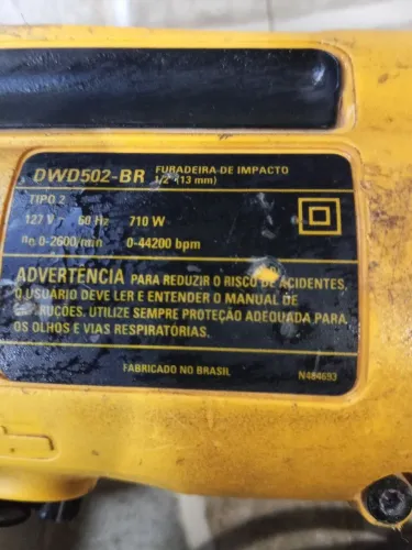 FURADEIRA/PARAFUSADEIRA DEWALT 710W ORIGINAL