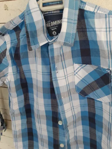 Camisa Manga Longa Xadrez Infantil
