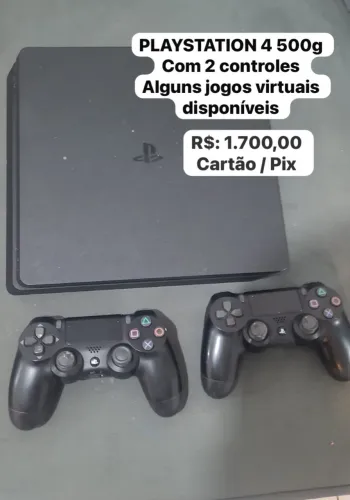 PlayStation 4 / com 2 controles 500g