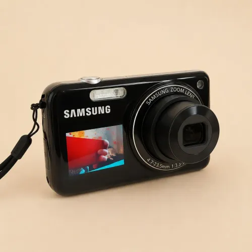 Câmera Digital Samsung Profissional 14.2MP Zoom 5x HD Selfie Tela Frontal