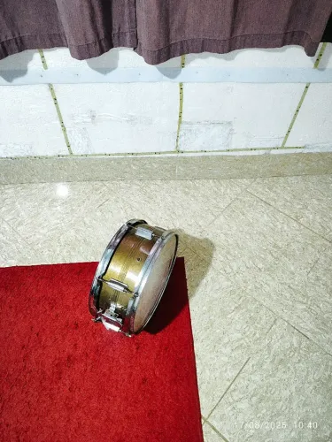 Caixa de bateria em aço 14 polegadas 6 afinação usado em aço
