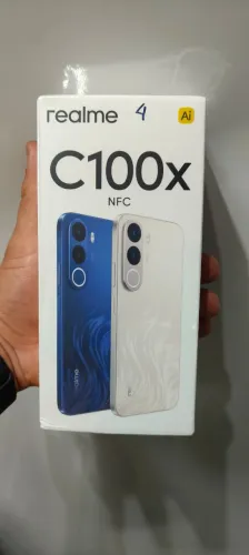 REALME C100X NFC 256/4GB AZUL GOLD novo na caixa