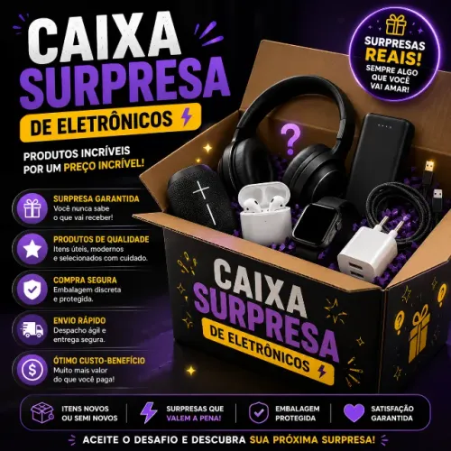 Caixa Misteriosa Eletrônicos & Acessórios - Surpresa Incrível