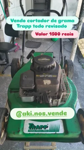 Vendo cortador de grama Trapp a gasolina
