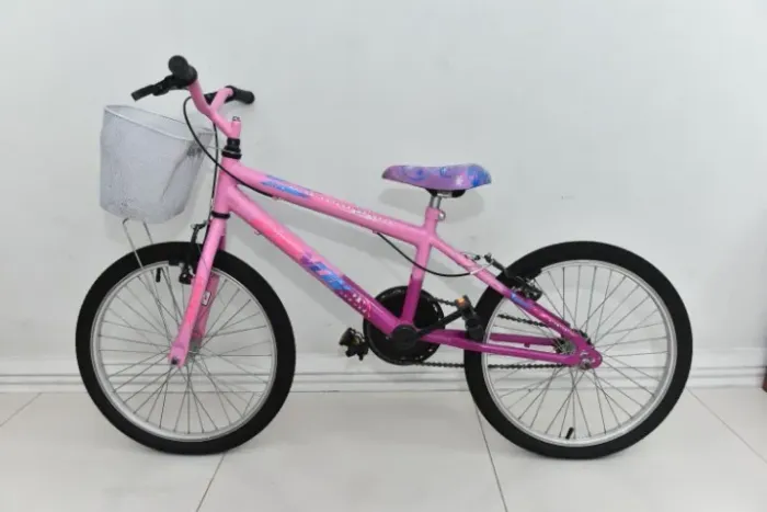 Bicicleta Infantil Wendy Aro 20 Feminina C/ Cestinha