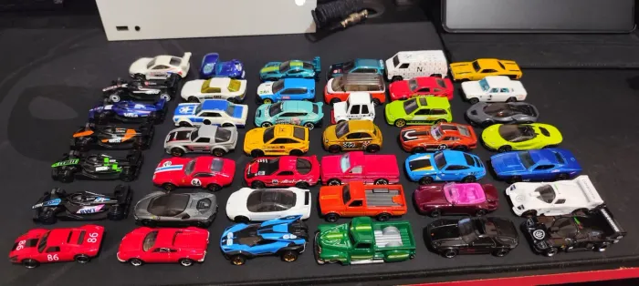 Coleção de Hot Wheels