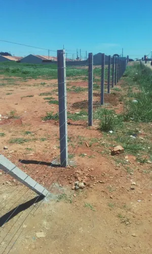 Palanque de concreto pra cerca