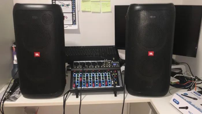 Caixas de som JBL party box 100
