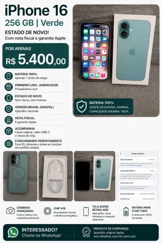 Vendo iPhone 16 256gb