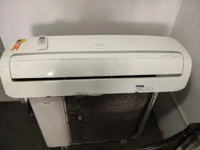 unidade evaporadora, condesadora e controle remoto, springer midea 24000 btus