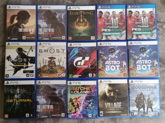 Jogos Playstation 5 - a partir R$99,00