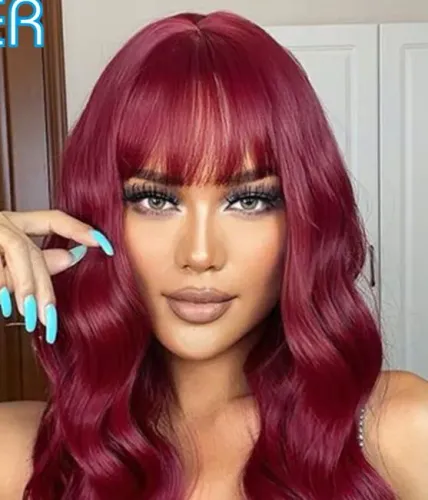 Lace wig humana 