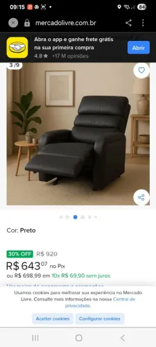 Poltrona Cadeira Papai Confortável