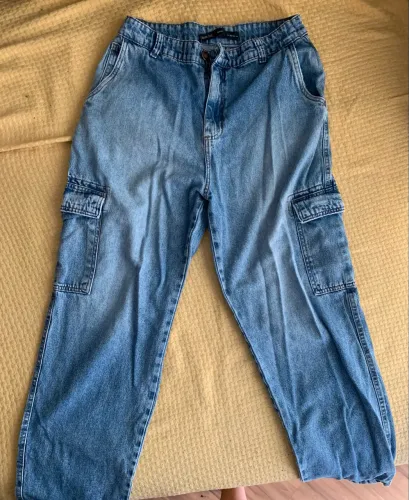 Calça jeans cargo Renner 