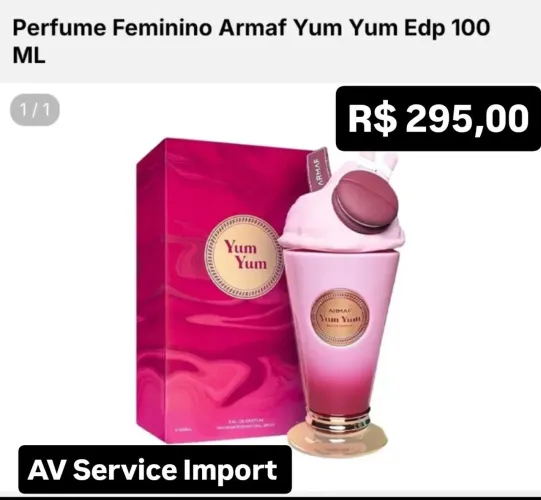 Perfume feminino armaf yum yum - AV Service Import 
