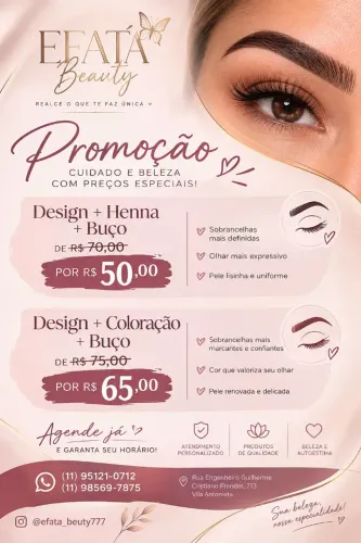 Design de sobrancelhas