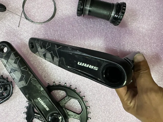 Pedivela Sram + Coroa 36T + Holowtech Dub